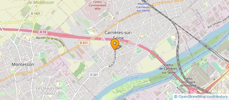 localisation de l'entreprise MADAME LAURENCE BARDE  CARRIERES-SUR-SEINE