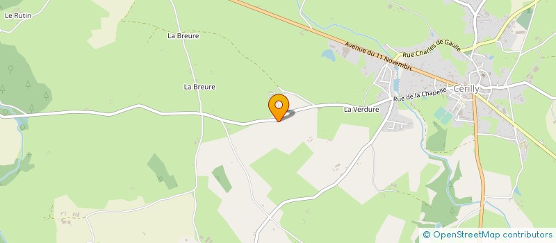 localisation de l'entreprise MADAME LAURENCE BARDON à CERILLY