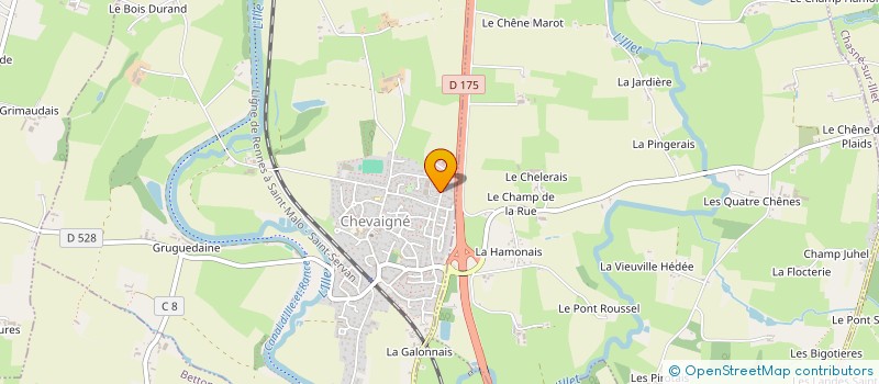 localisation de l'entreprise MADAME LAURENCE BARLET  CHEVAIGNE