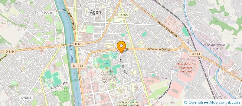 localisation de l'entreprise MADAME LAURENCE BARON  AGEN