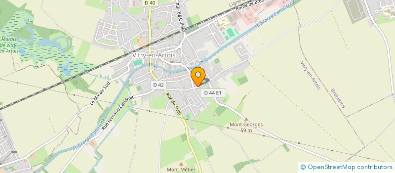 localisation de l'entreprise MADAME LAURENCE BARRALON  VITRY-EN-ARTOIS