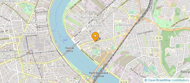 localisation de l'entreprise MADAME LAURENCE BARRON à BORDEAUX