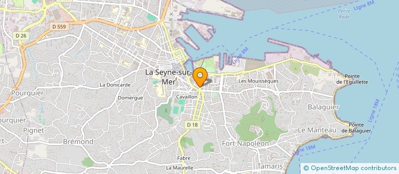 localisation de l'entreprise MADAME LAURENCE BARROUIL à LA SEYNE-SUR-MER