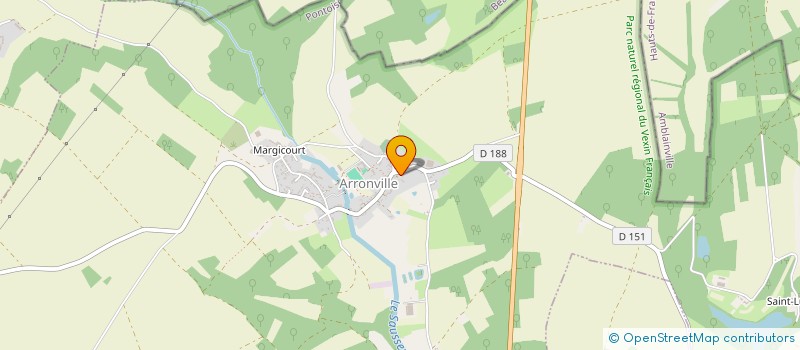 localisation de l'entreprise MADAME LAURENCE BARUE  ARRONVILLE