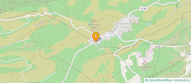 localisation de l'entreprise MADAME LAURENCE BASCOU  CAZEDARNES