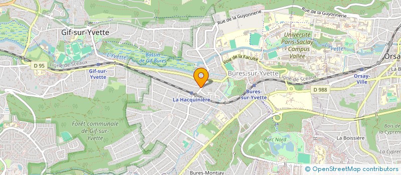 localisation de l'entreprise MADAME LAURENCE BASTIEN ST-PIERRE  BURES-SUR-YVETTE