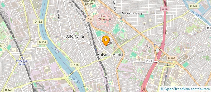 localisation de l'entreprise MADAME LAURENCE BATTELLIER à MAISONS-ALFORT