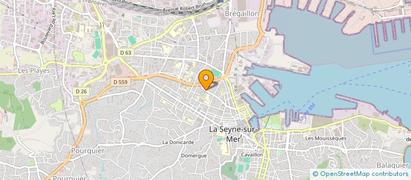 localisation de l'entreprise MADAME LAURENCE BAUDET  LA SEYNE-SUR-MER