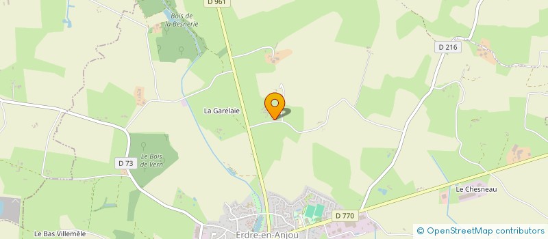 localisation de l'entreprise MADAME LAURENCE BAUDOUIN à ERDRE-EN-ANJOU