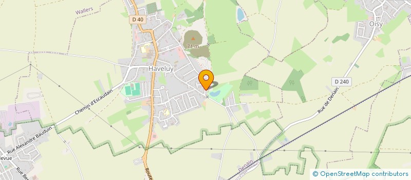 localisation de l'entreprise MADAME LAURENCE BAUDUIN  HAVELUY