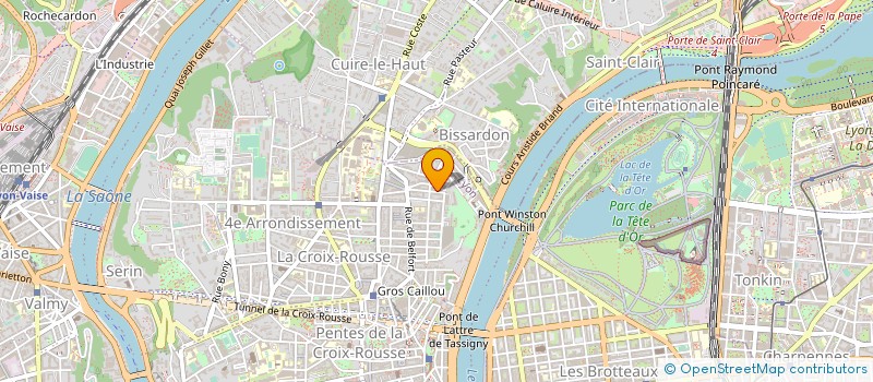 localisation de l'entreprise MADAME LAURENCE BAUMANN  LYON