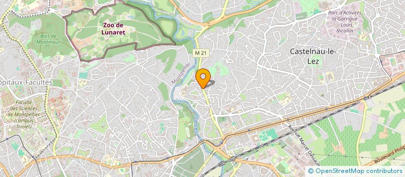 localisation de l'entreprise MADAME LAURENCE BAUMET à CASTELNAU-LE-LEZ