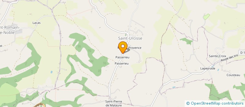 localisation de l'entreprise MADAME LAURENCE BAYLET  SAINT-URCISSE