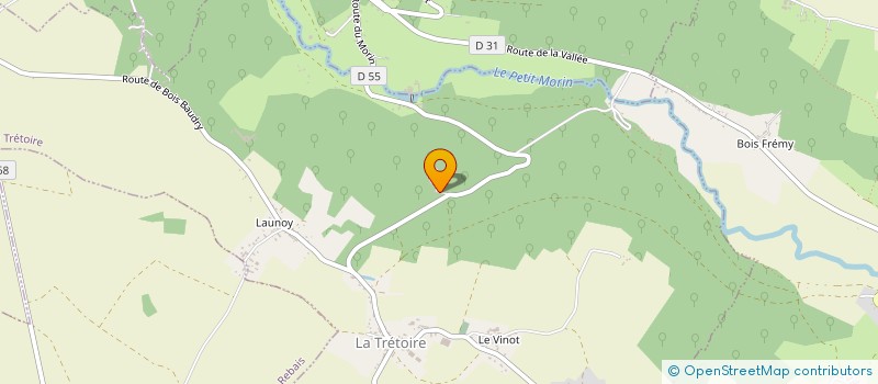 localisation de l'entreprise MADAME LAURENCE BEAUCHAMP  LA TRETOIRE