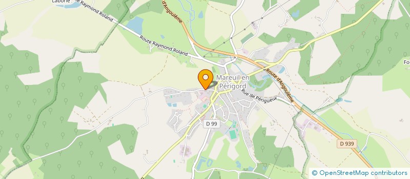 localisation de l'entreprise MADAME LAURENCE BEAULIEU  MAREUIL EN PERIGORD