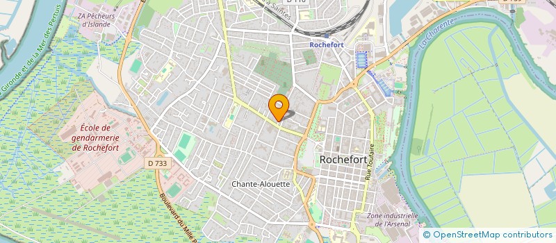 localisation de l'entreprise MADAME LAURENCE BEAUMONT  ROCHEFORT