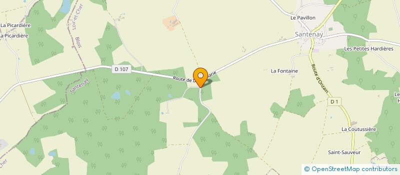 localisation de l'entreprise MADAME LAURENCE BEAUVILLAIN  LANDES-LE-GAULOIS