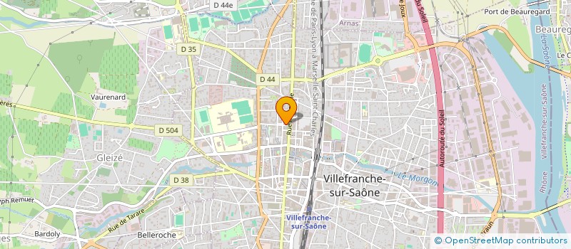 localisation de l'entreprise MADAME LAURENCE BEDERT à VILLEFRANCHE-SUR-SAONE