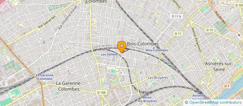localisation de l'entreprise MADAME LAURENCE BELHASSEN à BOIS-COLOMBES