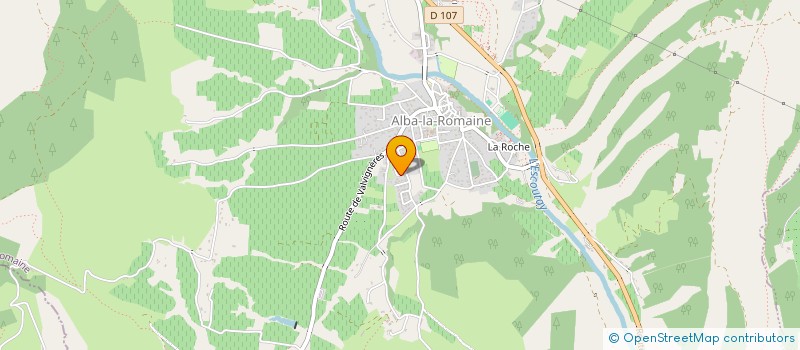 localisation de l'entreprise MADAME LAURENCE BELIN  ALBA-LA-ROMAINE