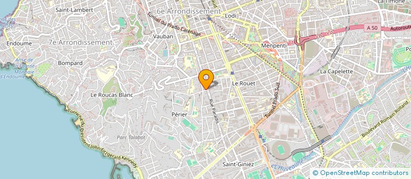 localisation de l'entreprise MADAME LAURENCE BELLON à MARSEILLE