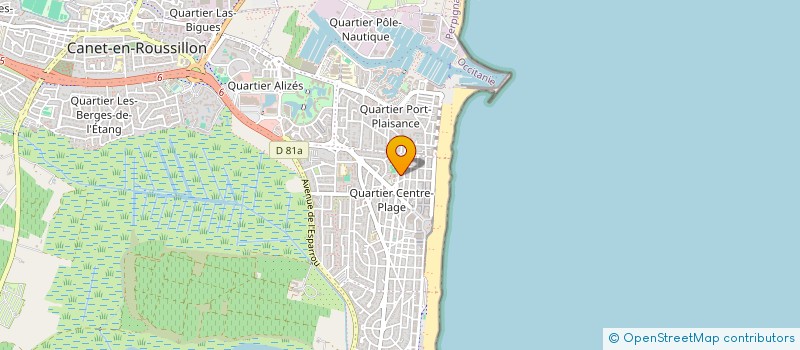 localisation de l'entreprise MADAME LAURENCE BELSO  CANET-EN-ROUSSILLON