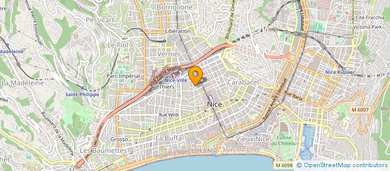 localisation de l'entreprise MADAME LAURENCE BEN AYM à NICE