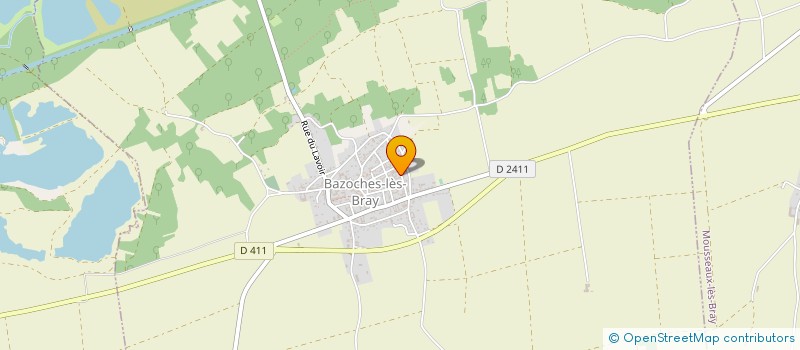 localisation de l'entreprise MADAME LAURENCE BENOIT  BAZOCHES-LES-BRAY