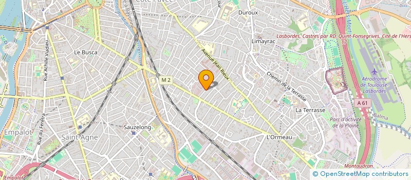 localisation de l'entreprise MADAME LAURENCE BERARD  TOULOUSE