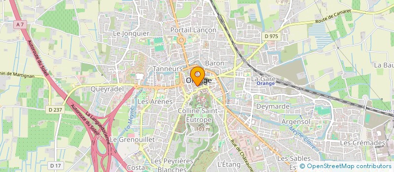 localisation de l'entreprise MADAME LAURENCE BERGERON  ORANGE