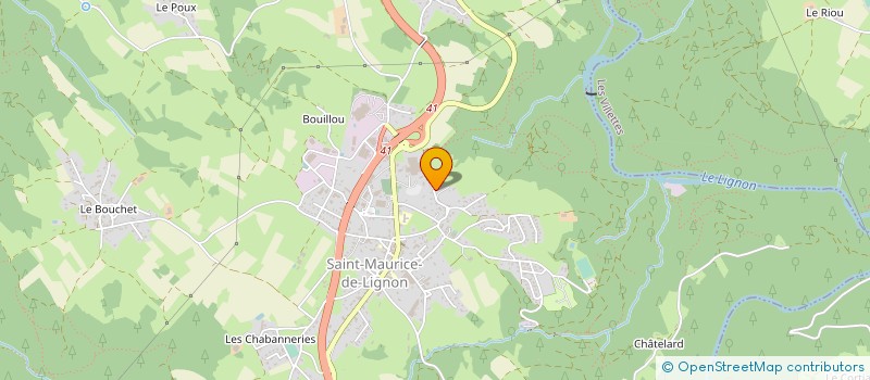 localisation de l'entreprise MADAME LAURENCE BERLINCOURT  SAINT-MAURICE-DE-LIGNON