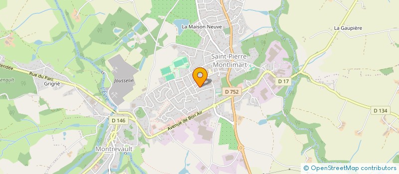 localisation de l'entreprise MADAME LAURENCE BERNARD  BEAUPREAU-EN-MAUGES