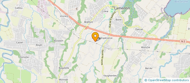 localisation de l'entreprise MADAME LAURENCE BERNARD  LAMENTIN