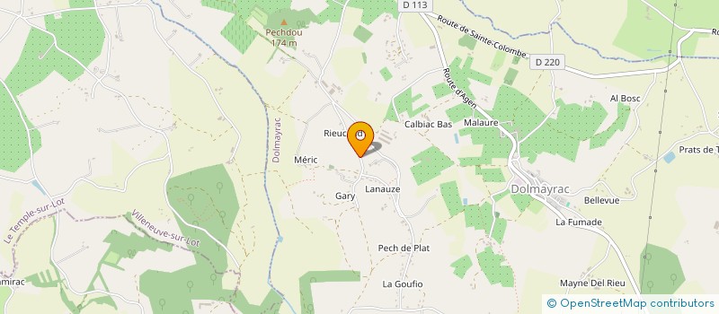 localisation de l'entreprise MADAME LAURENCE BERNARDI  DOLMAYRAC