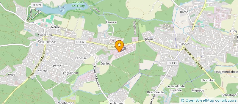 localisation de l'entreprise MADAME LAURENCE BERNARDON  SEIGNOSSE