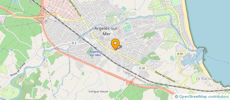 localisation de l'entreprise MADAME LAURENCE BERNE  ARGELES-SUR-MER