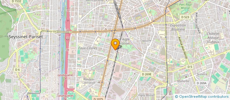 localisation de l'entreprise MADAME LAURENCE BERRUYER  GRENOBLE