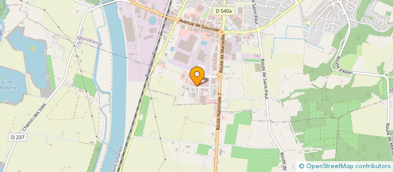 localisation de l'entreprise MADAME LAURENCE BERRY  MONTELIMAR