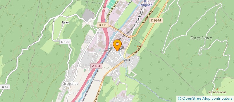 localisation de l'entreprise MADAME LAURENCE BERTHET-BONDET à GROISSIAT