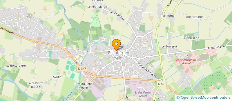 localisation de l'entreprise MADAME LAURENCE BERTHOME  LONGUE-JUMELLES