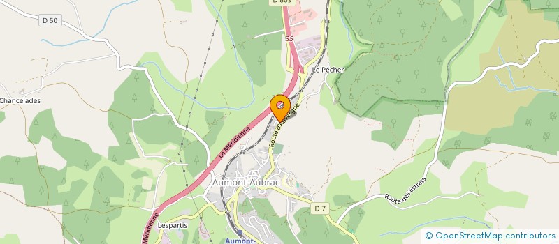 localisation de l'entreprise MADAME LAURENCE BERTUIT  PEYRE EN AUBRAC