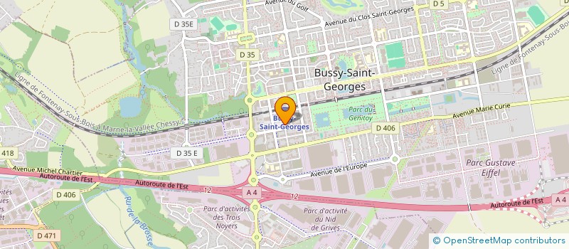 localisation de l'entreprise MADAME LAURENCE BES  BUSSY-SAINT-GEORGES