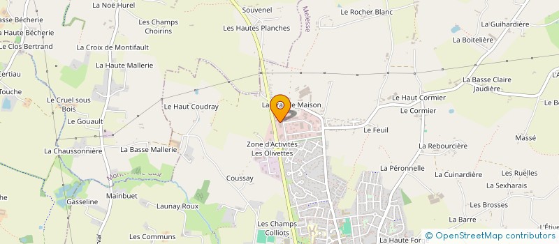 localisation de l'entreprise MADAME LAURENCE BESCHER  MELESSE