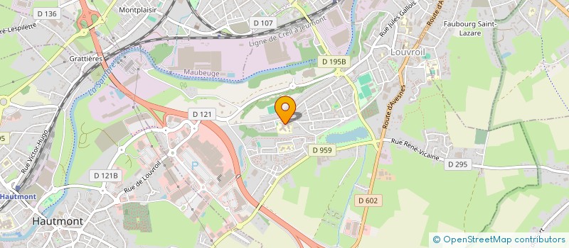 localisation de l'entreprise MADAME LAURENCE BETTIGNIES  LOUVROIL