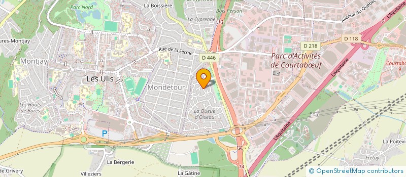 localisation de l'entreprise MADAME LAURENCE BEZARD à LES ULIS