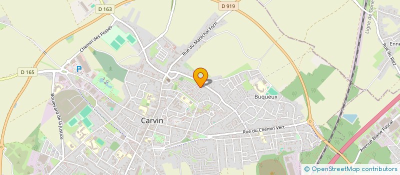 localisation de l'entreprise MADAME LAURENCE BIANCHI  CARVIN