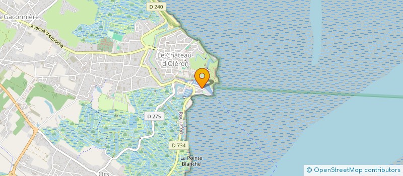 localisation de l'entreprise MADAME LAURENCE BIBEN  LE CHATEAU-D'OLERON