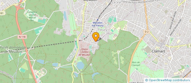 localisation de l'entreprise MADAME LAURENCE BICHON à MEUDON