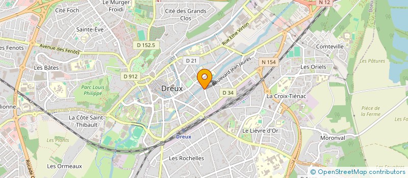 localisation de l'entreprise MADAME LAURENCE BIDAUX à DREUX