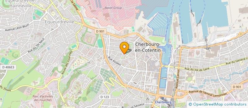 localisation de l'entreprise MADAME LAURENCE BIGOT à CHERBOURG-EN-COTENTIN